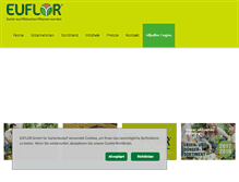 Tablet Screenshot of euflor.de
